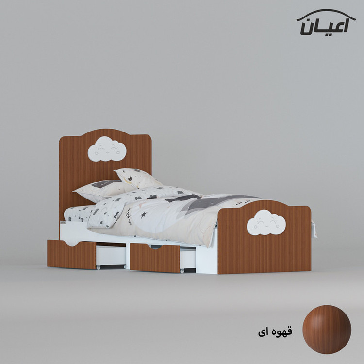 سرویس خواب کوچیل مدل KL766 سایز 80×180 سانتی متر مجموعه 6 عددی