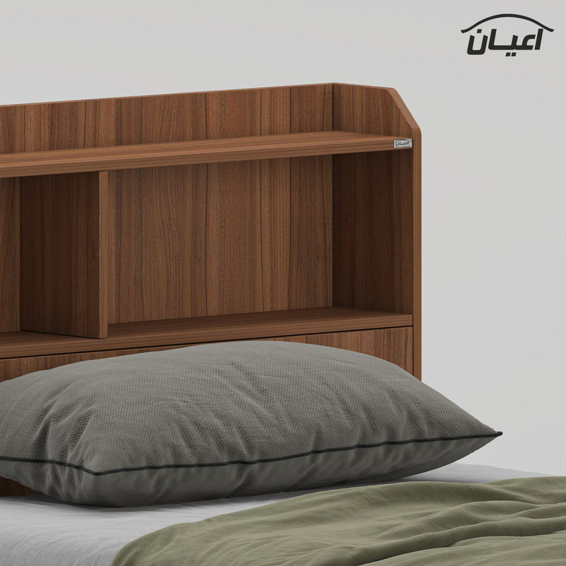 تختخواب ملامینه یک و نیم نفره کوچیل مدل KL987 سایز 120 * 200 سانتیمتر
