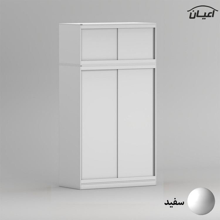 کمد لباس چندمنظوره کوچیل مدل KL963 طول 120 سانتی متر مجموعه دو عددی