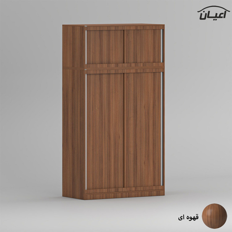 کمد لباس چندمنظوره کوچیل مدل KL963 طول 120 سانتی متر مجموعه دو عددی