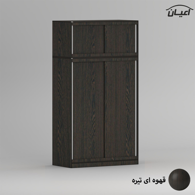 کمد لباس چندمنظوره کوچیل مدل KL963 طول 120 سانتی متر مجموعه دو عددی