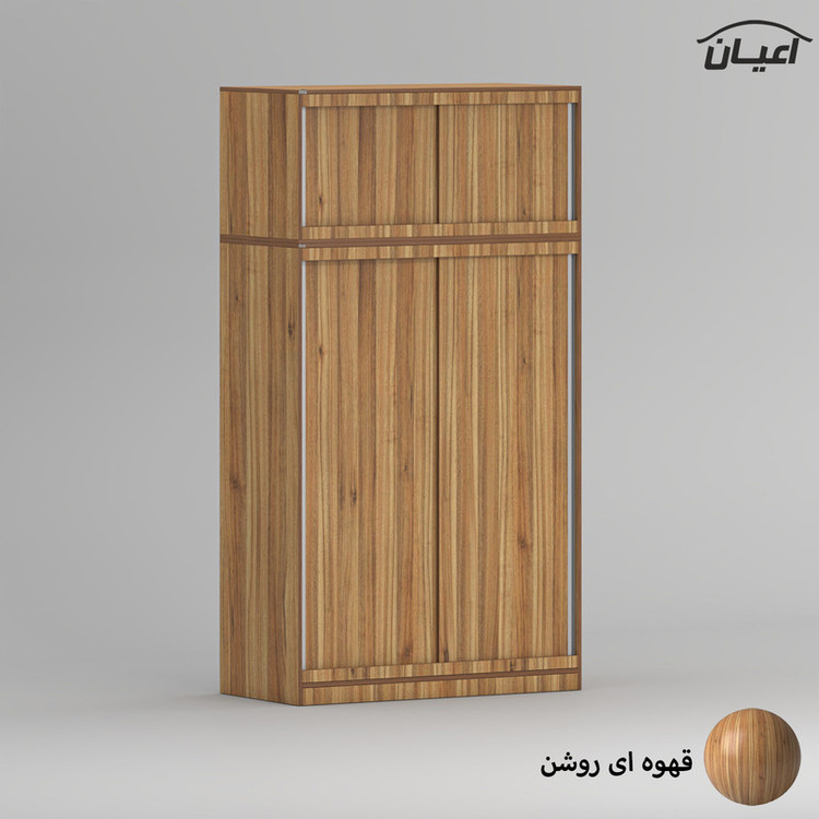 کمد لباس چندمنظوره کوچیل مدل KL963 طول 120 سانتی متر مجموعه دو عددی