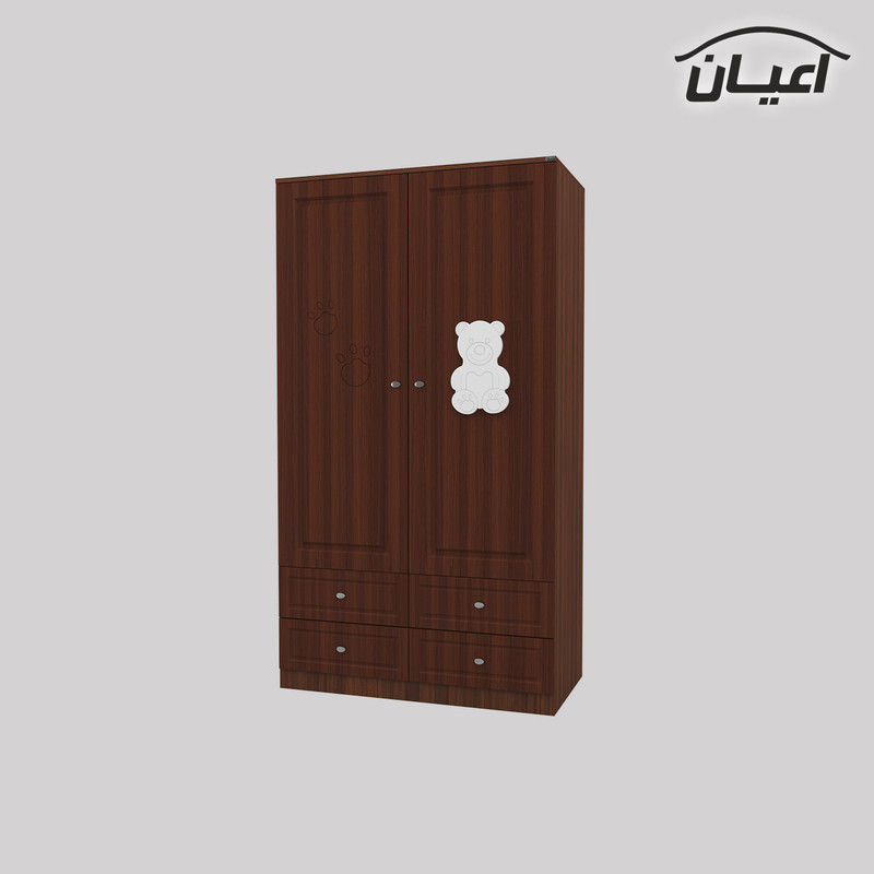 کمد لباس کودک کوچیل مدل KL481 طرح تدی