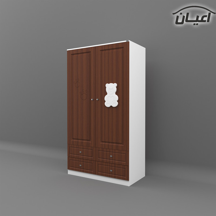کمد لباس کودک کوچیل مدل KL481 طرح تدی