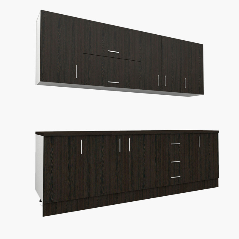 کابینت آشپزخانه کوچیل مدل KL CW12 مجموعه  8 عددی