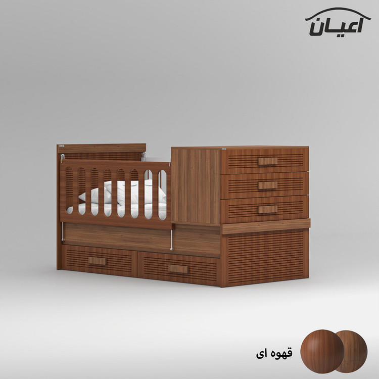 تختخواب کودک کوچیل مدل KL902 سایز 180×80 سانتی متر