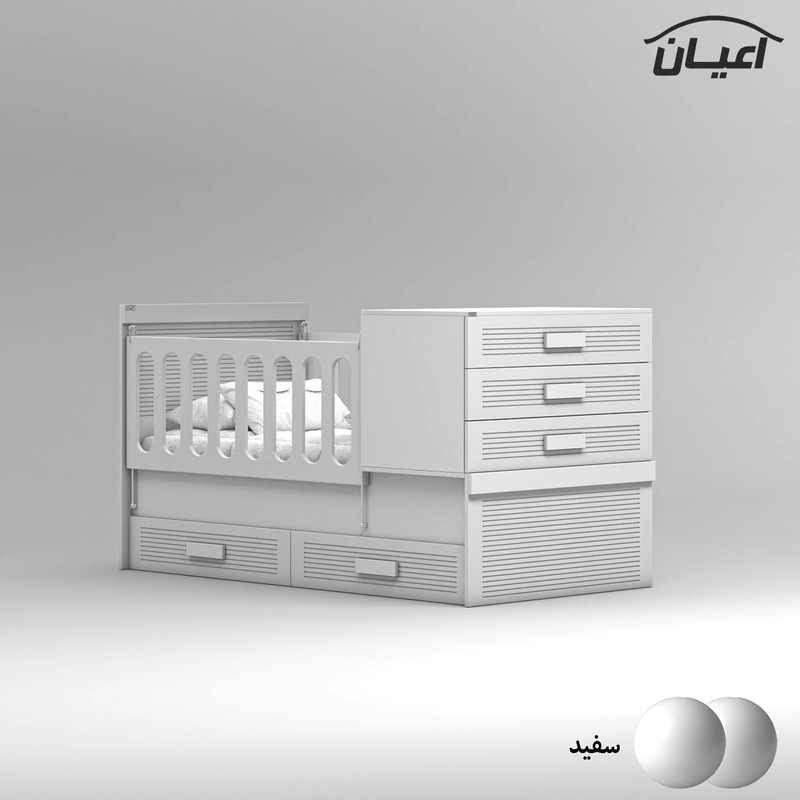 تختخواب کودک کوچیل مدل KL902 سایز 180×80 سانتی متر