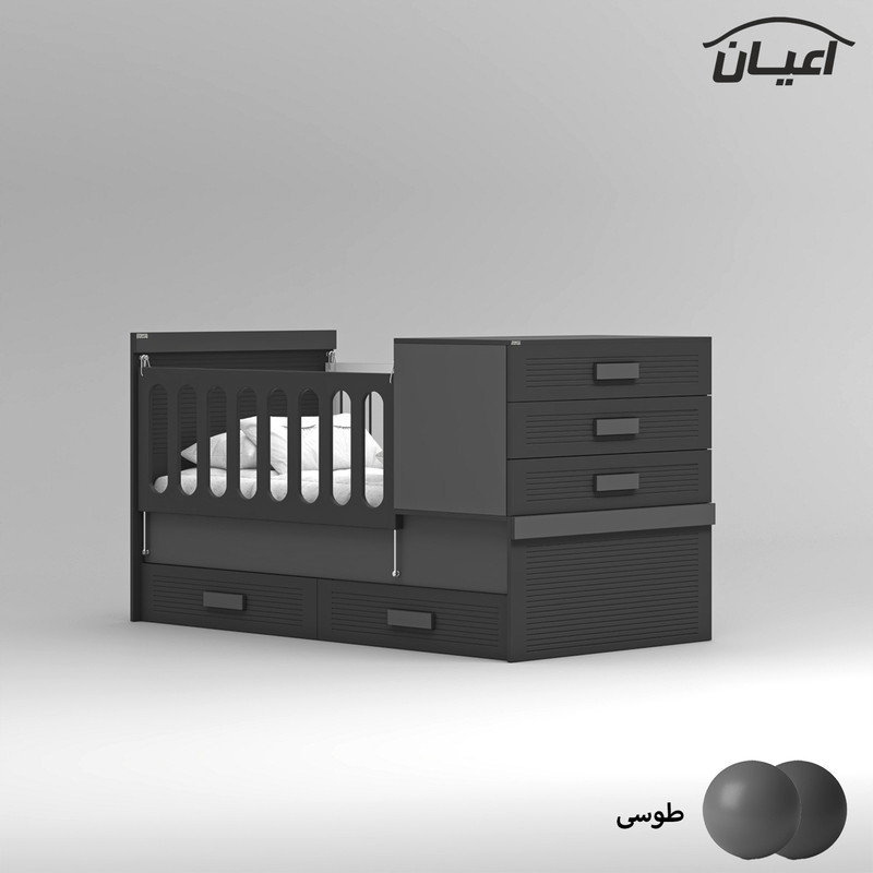 تختخواب کودک کوچیل مدل KL902 سایز 180×80 سانتی متر