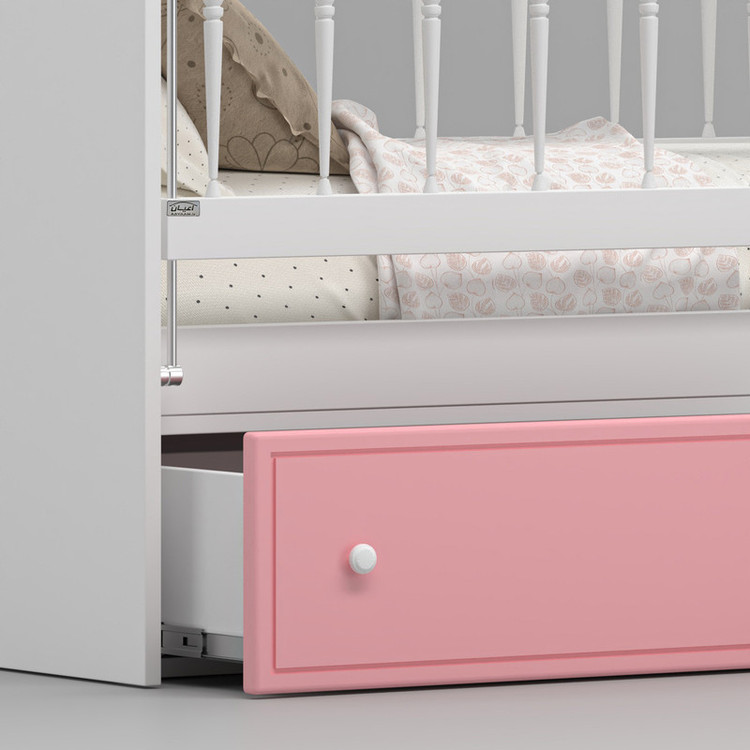 تختخواب کودک کوچیل مدل KL827 سایز 130 × 70