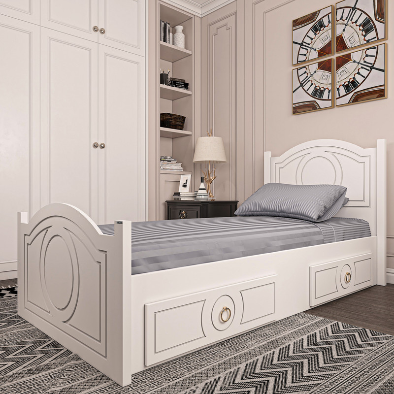 تخت خواب یک نفره کوچیل کد KL663 سایز 90 × 200 سانتی متر
