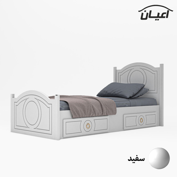 تخت خواب یک نفره کوچیل کد KL663 سایز 90 × 200 سانتی متر