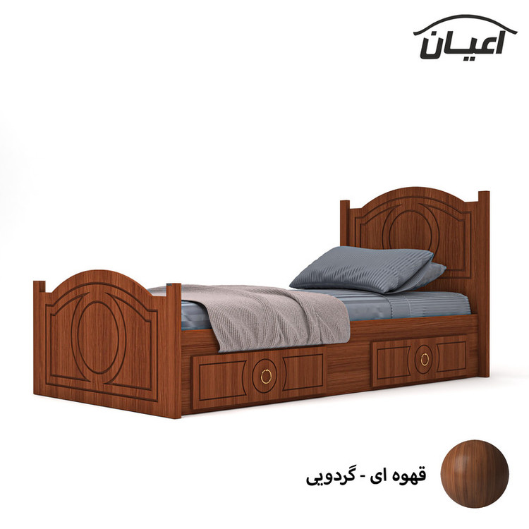 تخت خواب یک نفره کوچیل کد KL663 سایز 90 × 200 سانتی متر