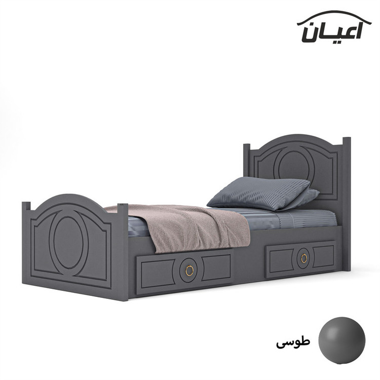 تخت خواب یک نفره کوچیل کد KL663 سایز 90 × 200 سانتی متر