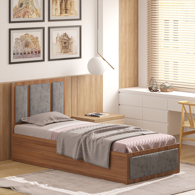 تخت خواب ملامینه نوجوان کوچیل مدل KL961 سایز 80x180 سانتی متر