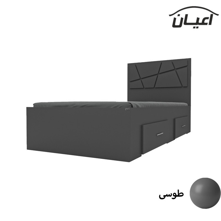 تخت خواب یکنفره کوچیل مدل KL606 سایز 90x200 سانتی متر