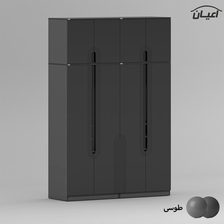 کمد لباس کوچیل مدل KL965 طول 160 سانتی متر مجموعه چهار عددی