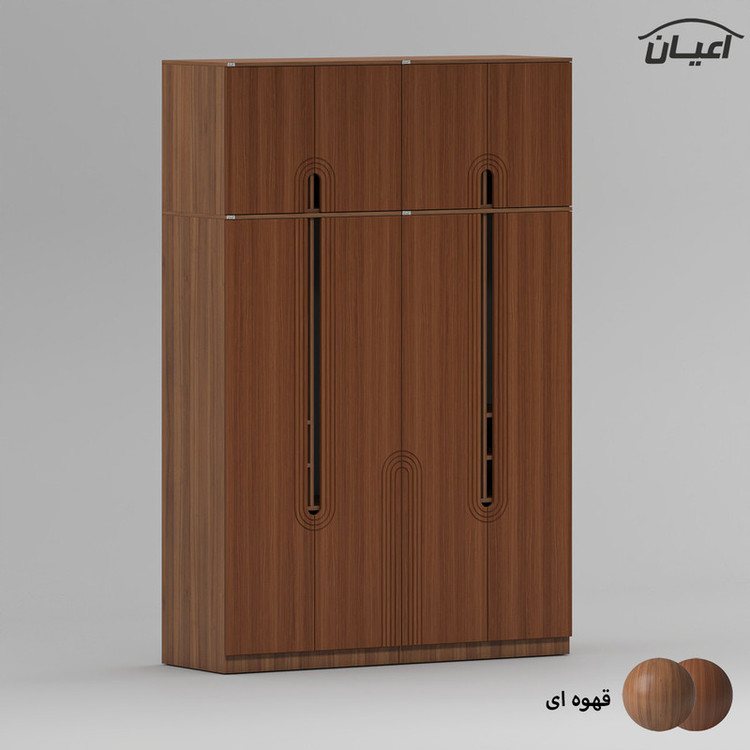کمد لباس کوچیل مدل KL965 طول 160 سانتی متر مجموعه چهار عددی