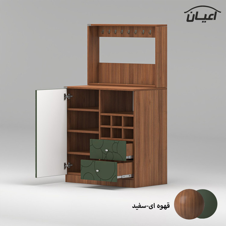 کنسول کوچیل مدل کافه بار کد KL939 طول 80 سانتی متر