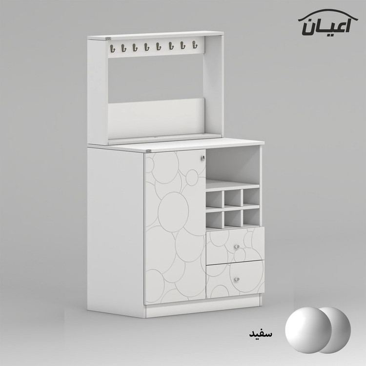 کنسول کوچیل مدل کافه بار کد KL939 طول 80 سانتی متر