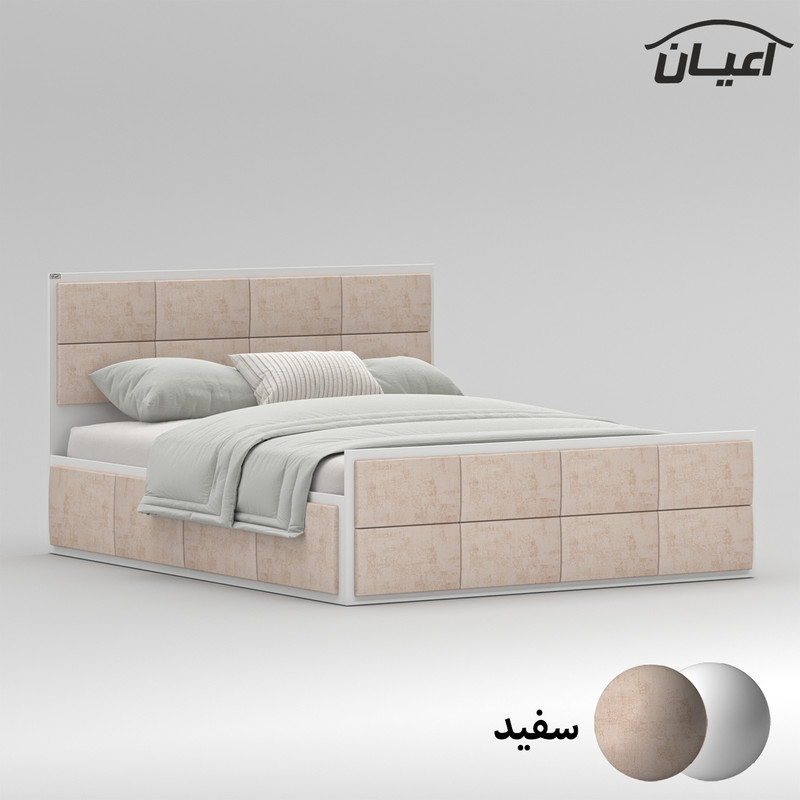 تخت خواب دونفره کوچیل مدل KL840 سایز 160x200 سانتی متر