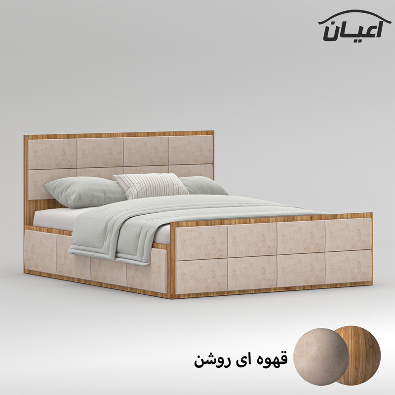تخت خواب دونفره کوچیل مدل KL840 سایز 160x200 سانتی متر