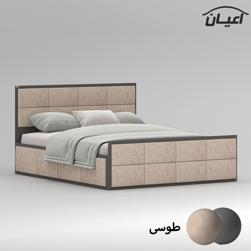 تخت خواب دونفره کوچیل مدل KL840 سایز 160x200 سانتی متر