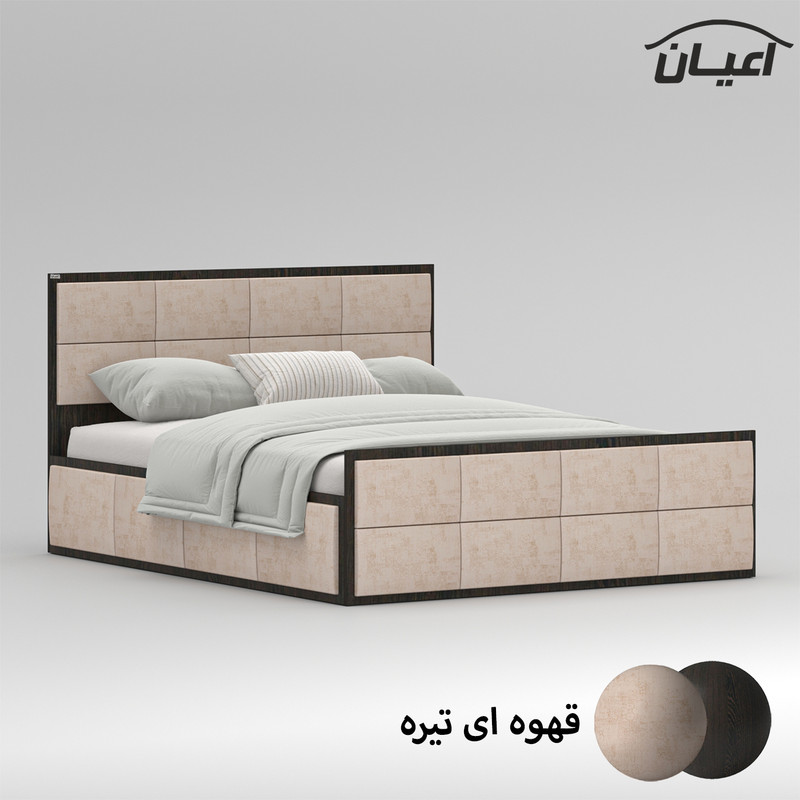 تخت خواب دونفره کوچیل مدل KL840 سایز 160x200 سانتی متر