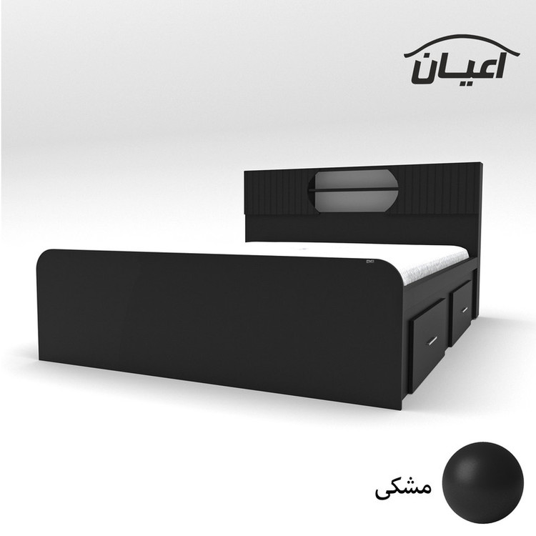 تخت خواب دونفره کوچیل مدل KL515 سایز 160x200 سانتی متر