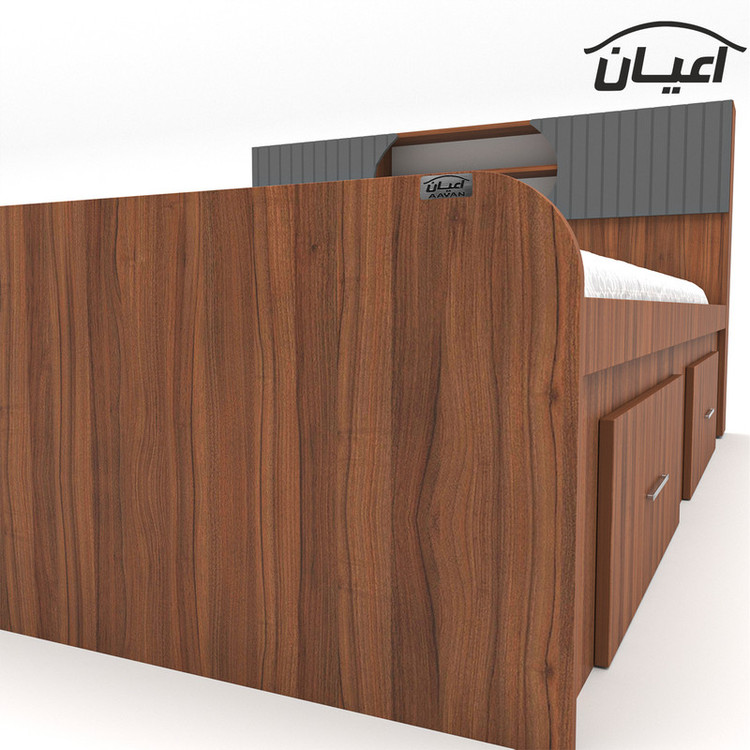 تخت خواب دونفره کوچیل مدل KL515 سایز 160x200 سانتی متر