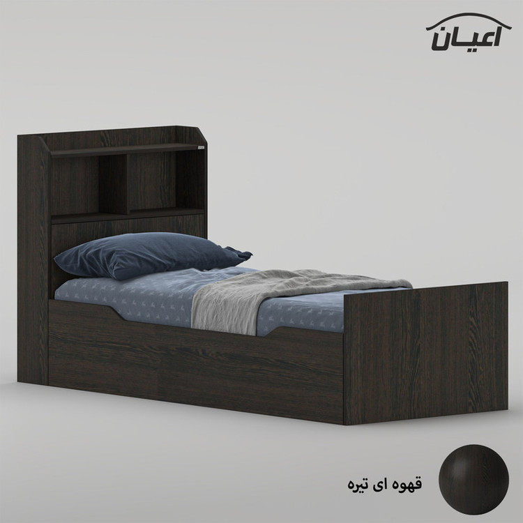 تختخواب ملامینه یک نفره کوچیل مدل KL985 سایز 80 * 180 سانتیمتر