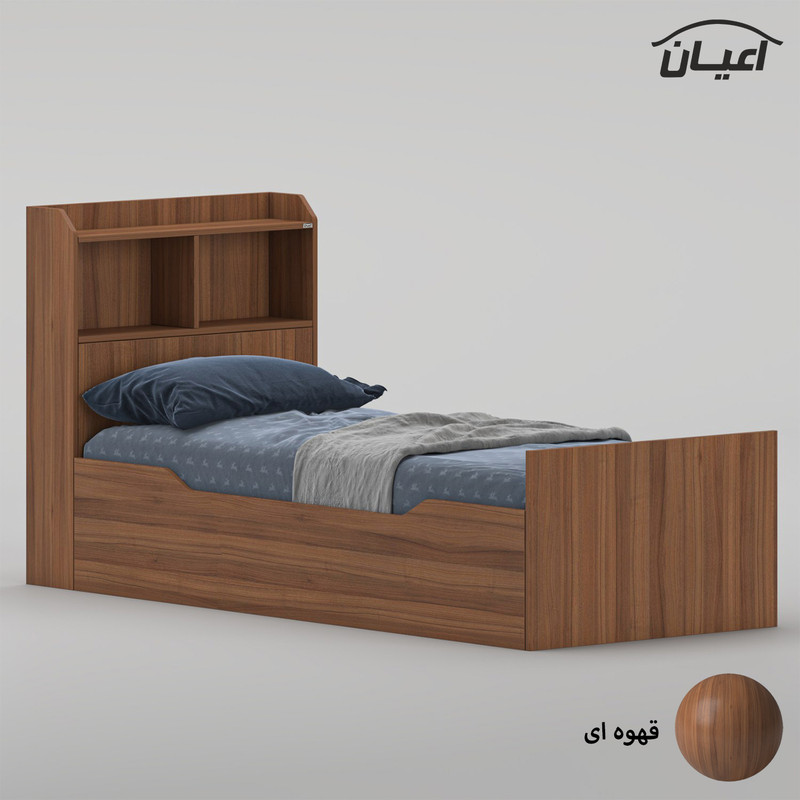 تختخواب ملامینه یک نفره کوچیل مدل KL985 سایز 80 * 180 سانتیمتر