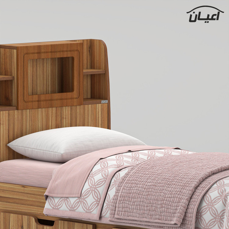 تخت خواب ملامینه یک نفره کوچیل مدل KL980 سایز 80x180 سانتی متر