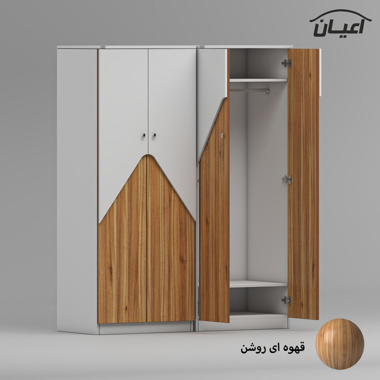 کمد لباس کوچیل مدل KL738 مجموعه دو عددی