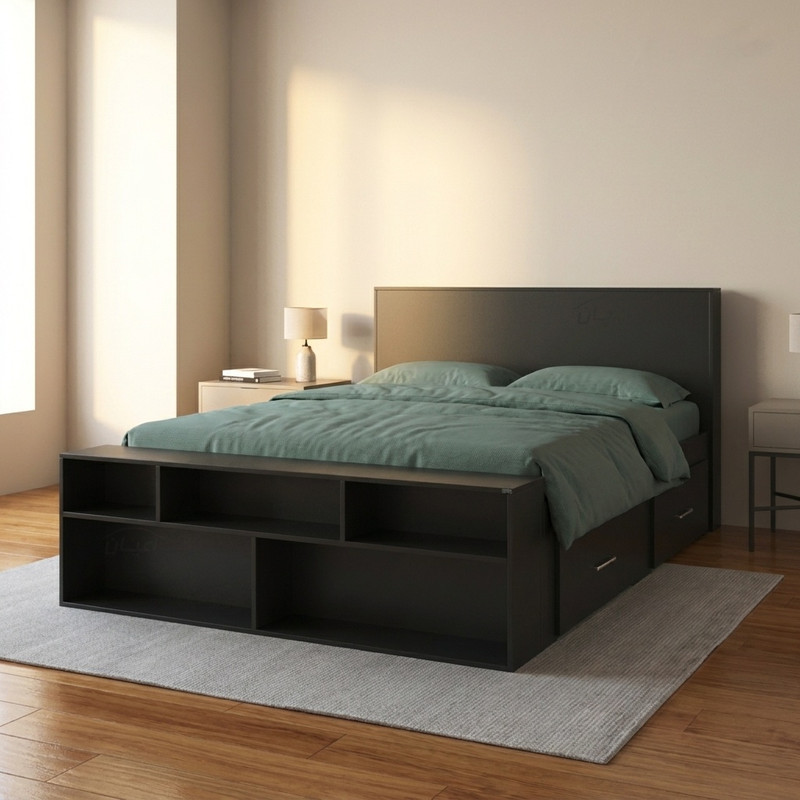 تخت خواب دونفره کوچیل مدل KL356 سایز 160x200 سانتی متر