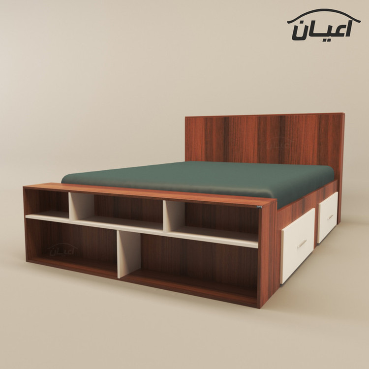 تخت خواب دونفره کوچیل مدل KL356 سایز 160x200 سانتی متر