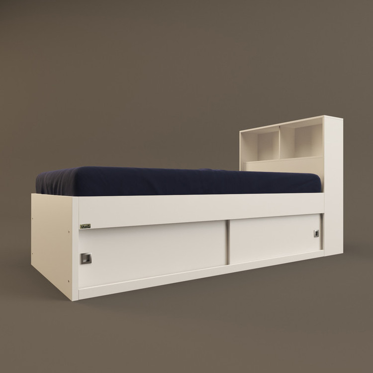 تخت خواب یک نفره کوچیل مدل KL297 سایز 90x200 سانتی متر