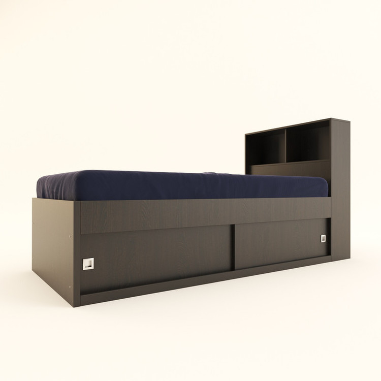 تخت خواب یک نفره کوچیل مدل KL297 سایز 90x200 سانتی متر