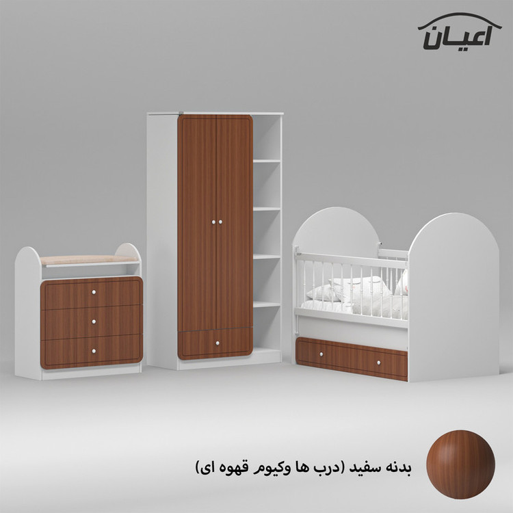 سرویس خواب کودک و نوزاد کوچیل مدل KL873 مجموعه سه عددی