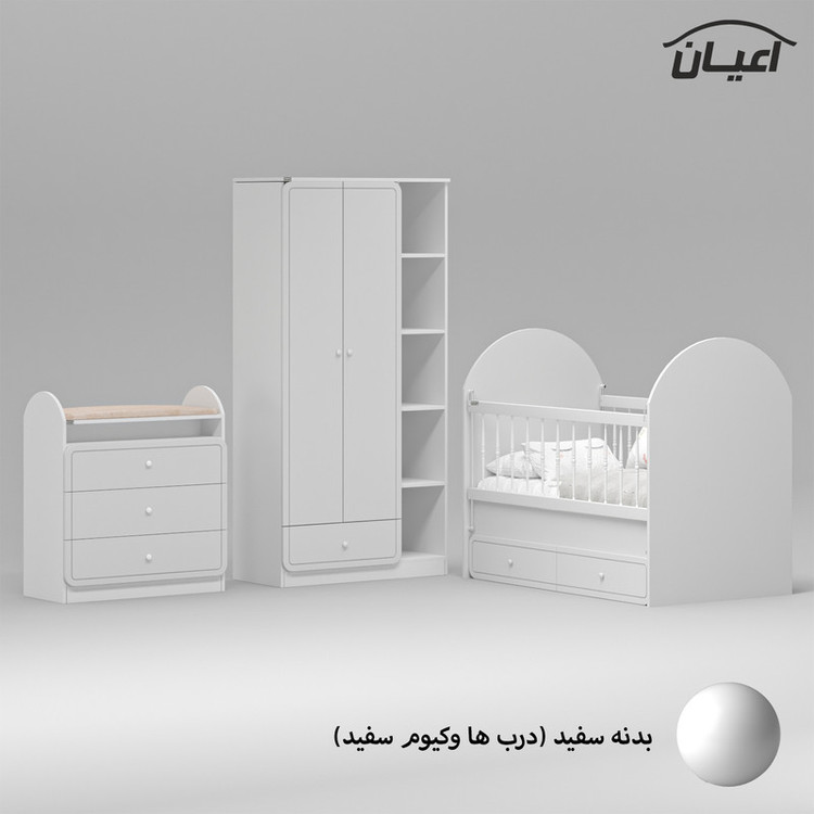 سرویس خواب کودک و نوزاد کوچیل مدل KL873 مجموعه سه عددی