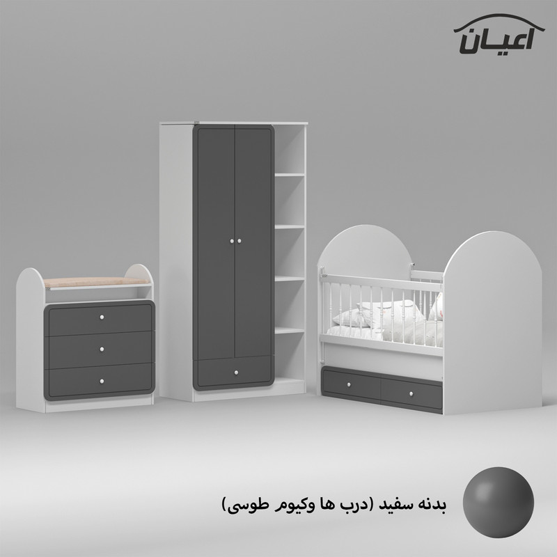 سرویس خواب کودک و نوزاد کوچیل مدل KL873 مجموعه سه عددی