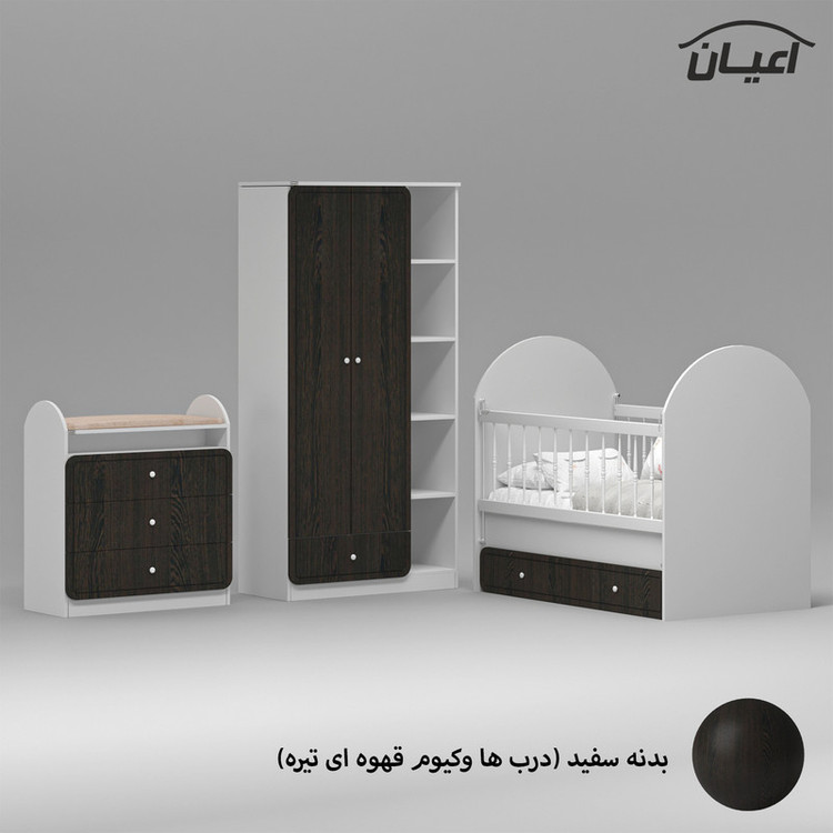 سرویس خواب کودک و نوزاد کوچیل مدل KL873 مجموعه سه عددی