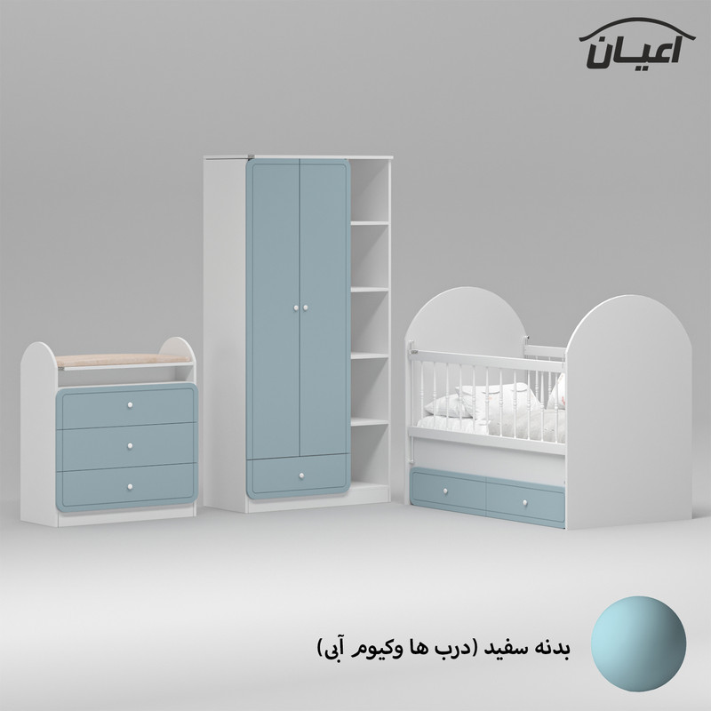 سرویس خواب کودک و نوزاد کوچیل مدل KL873 مجموعه سه عددی