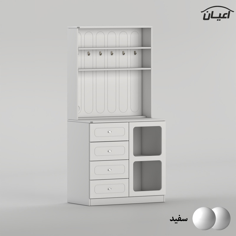 کنسول کوچیل مدل کافه بار کد KL1002 طول 90 سانتی متر