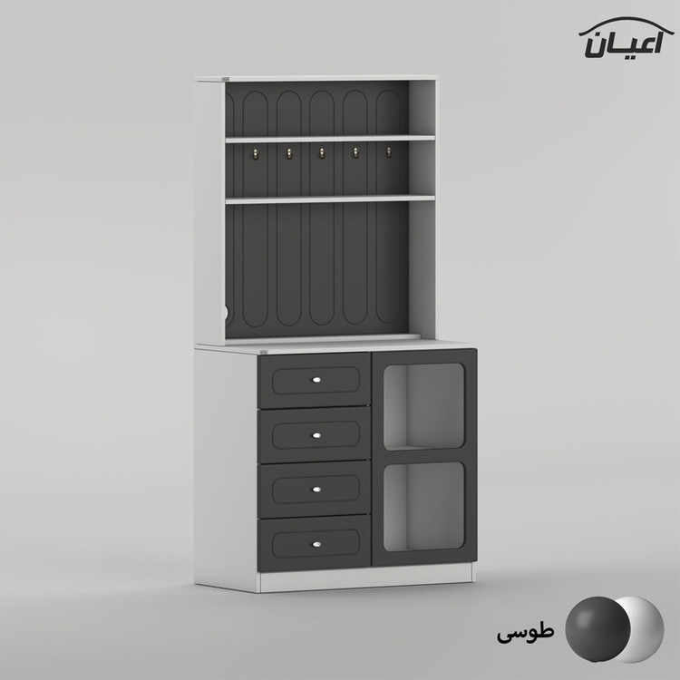 کنسول کوچیل مدل کافه بار کد KL1002 طول 90 سانتی متر