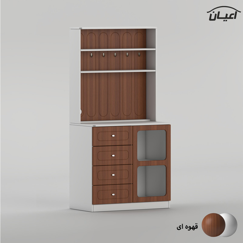 کنسول کوچیل مدل کافه بار کد KL1002 طول 90 سانتی متر