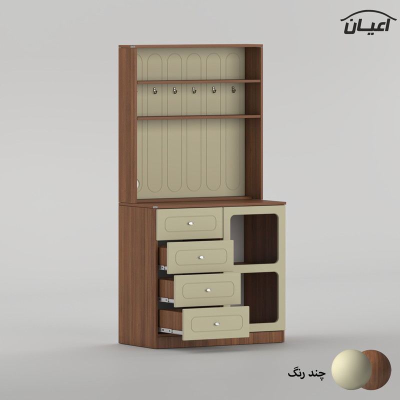 کنسول کوچیل مدل کافه بار کد KL1002 طول 90 سانتی متر