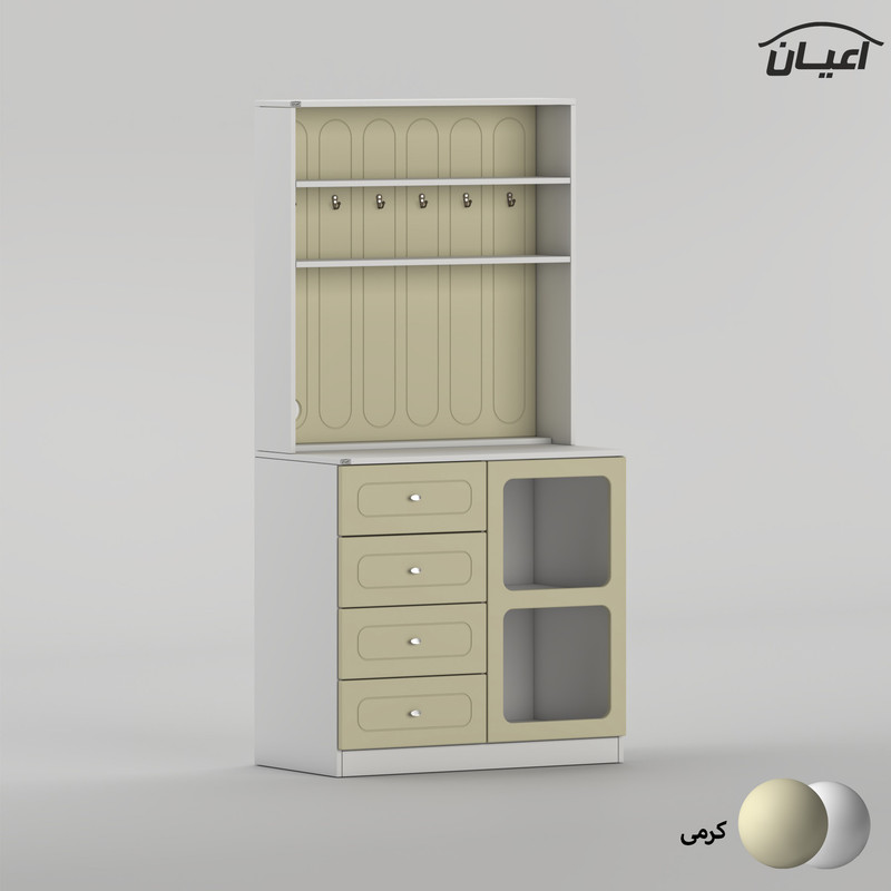 کنسول کوچیل مدل کافه بار کد KL1002 طول 90 سانتی متر