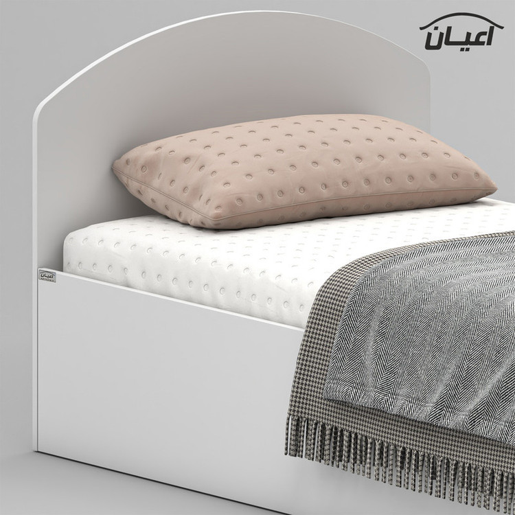 تخت خواب ملامینه یک نفره کوچیل مدل KL971 سایز 90x200 سانتی متر