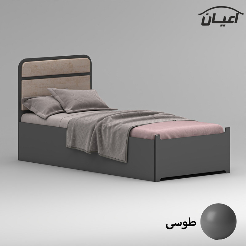 تخت خواب ملامینه نوجوان کوچیل مدل KL953 سایز 80x180 سانتی متر