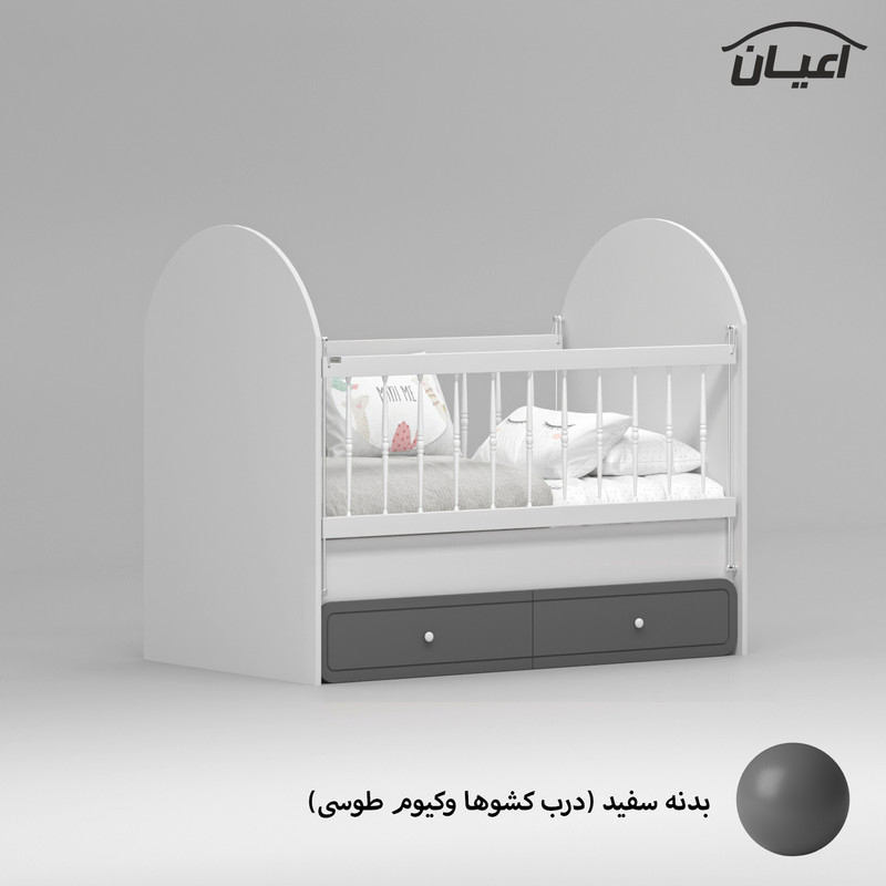 تختخواب کودک کوچیل مدل KL871